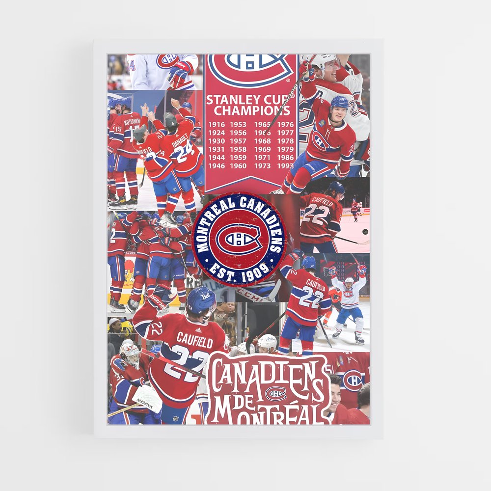 Poster La Glorieuse Épopée – affiche Hockey sur glace (vue 3)